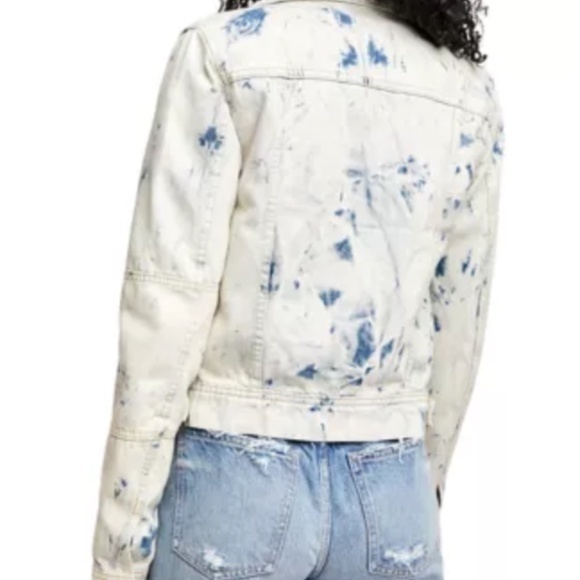 Free People Tie Dye Denim Jacket - Picture 3 of 3